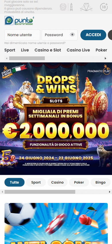 punto_scommesse_casino_promotions_mobile