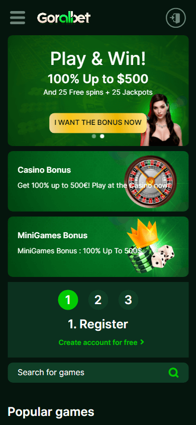 goralbet_casino_homepage_mobile