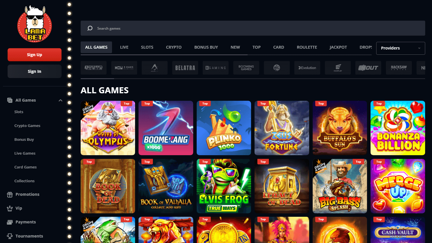 lamabet_casino_game_gallery_desktop