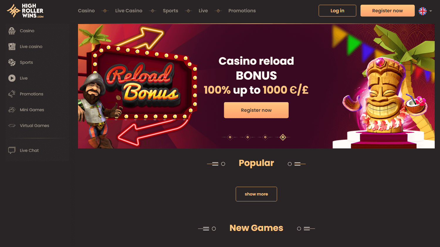 high_roller_wins_casino_homepage_desktop