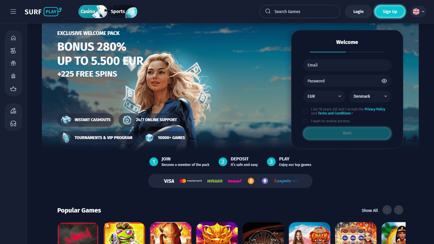 surfplay_casino_homepage_desktop