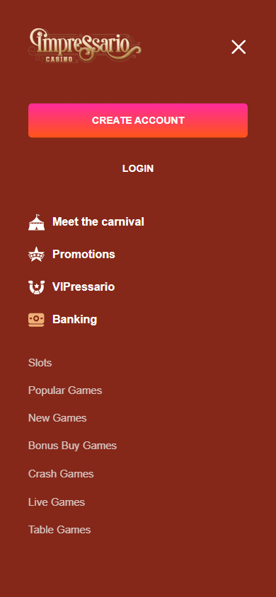 impressario_casino_homepage_mobile