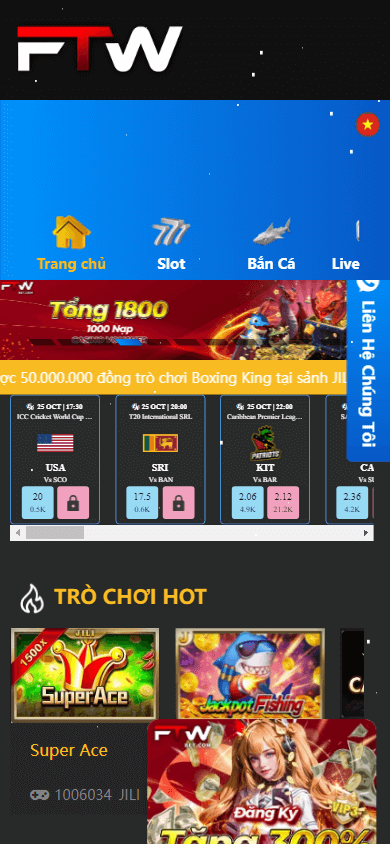 ftwbet_casino_homepage_mobile