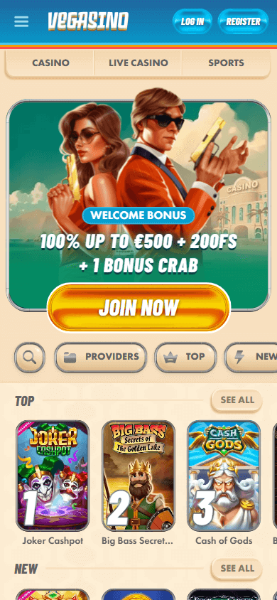 vegasino_casino_homepage_mobile