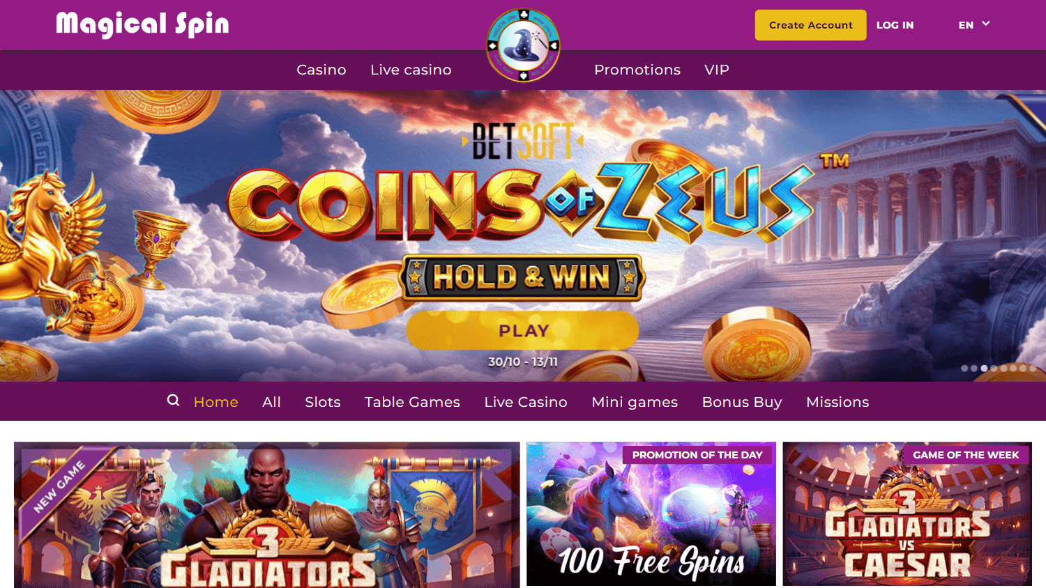 magical_spin_casino_homepage_desktop