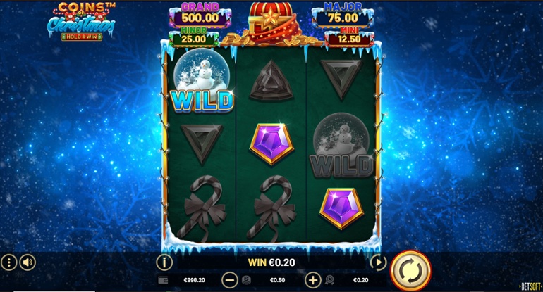 Coins of Christmas slot win