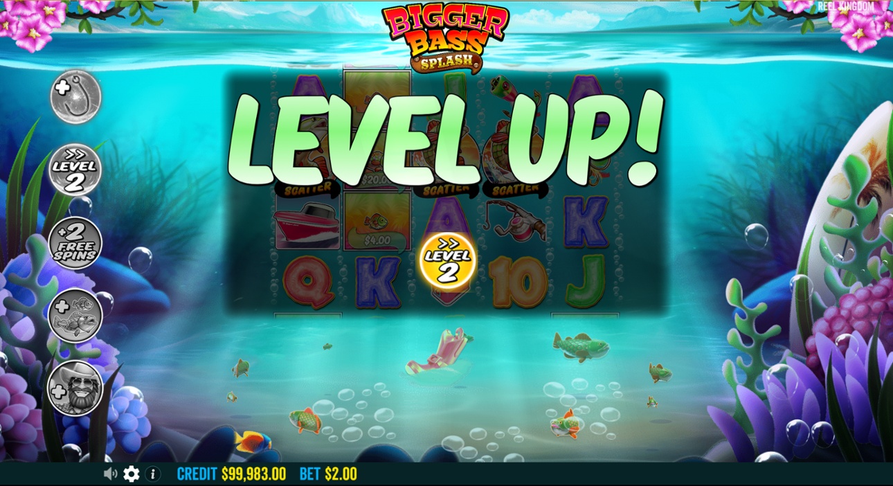 Bigger Bass Splash - bonus round randomizer