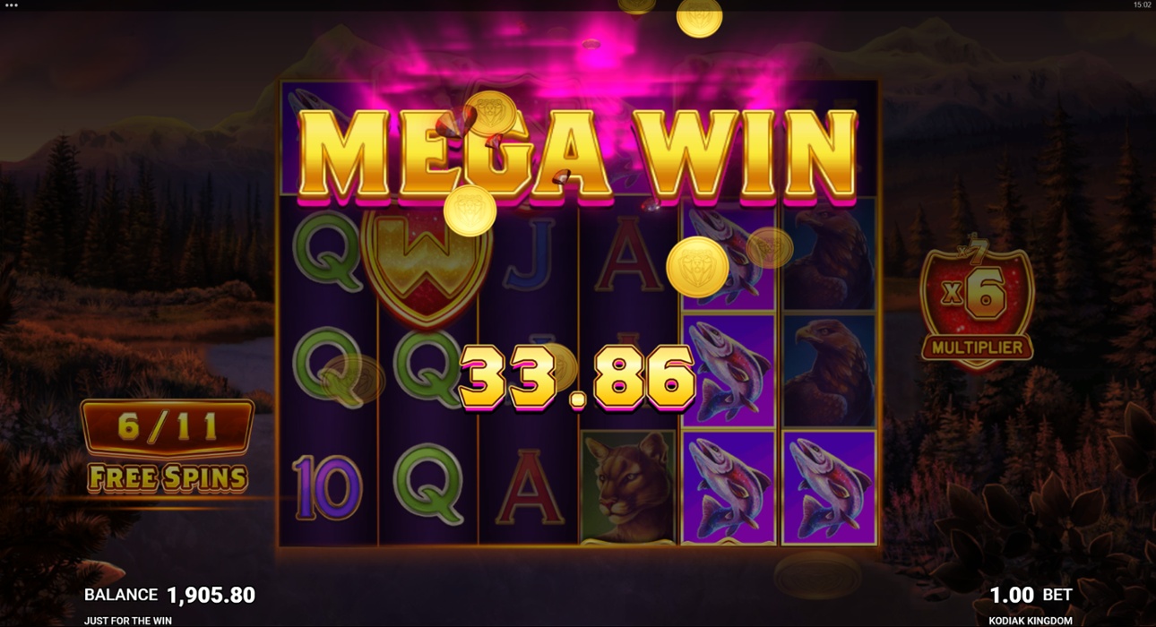 Kodiak Kingdom slot - Mega Win