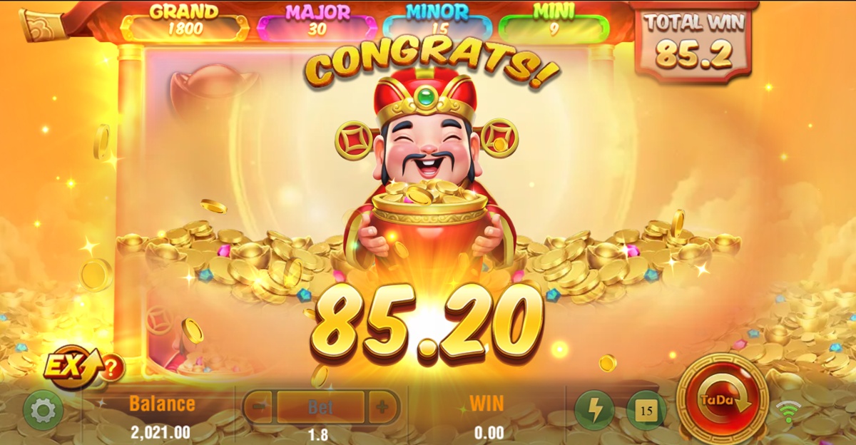 Money Pot - Golden Lock Respin win