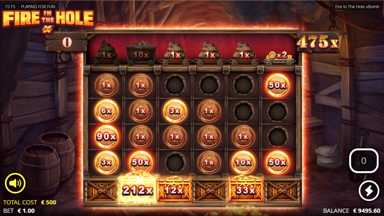 Fire In The Hole - Lucky Wagon Spins