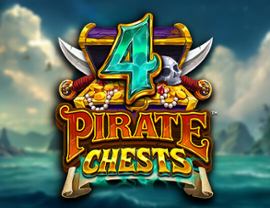 4 Pirate Chests