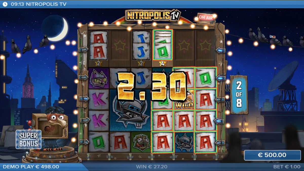 Nitropolis TV - Free Spins Both Ways feature