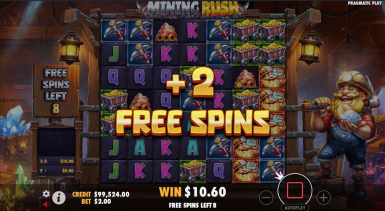 Mining Rush - Extra Free Spins