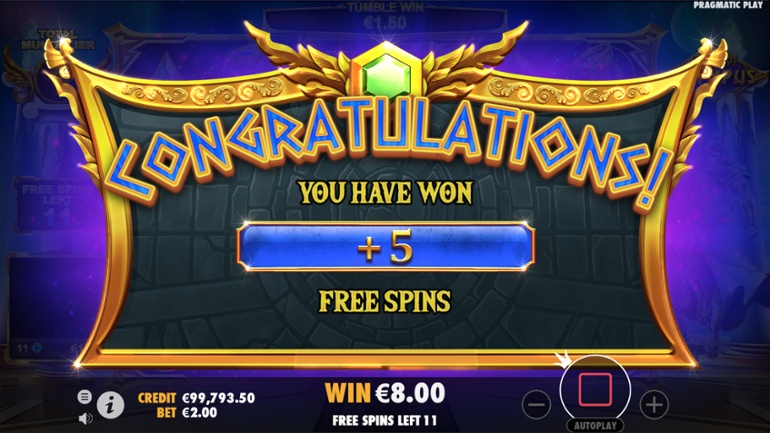 Gates of Olympus slot Free spins re-trigger