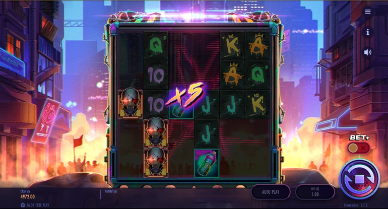 Xterminate slot - Multiplier Win