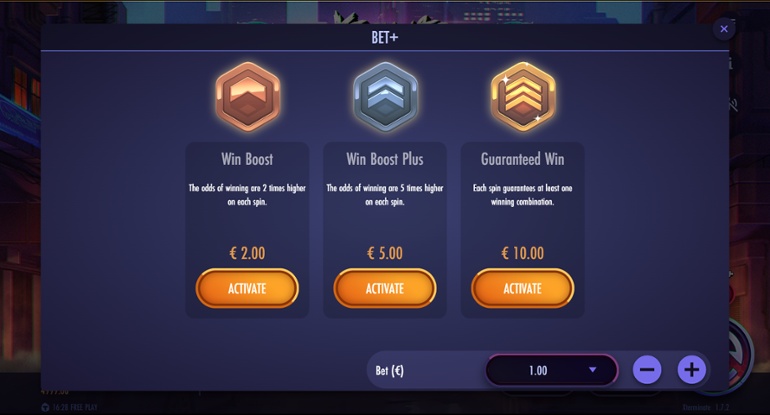 Xterminate Bet+ Feature