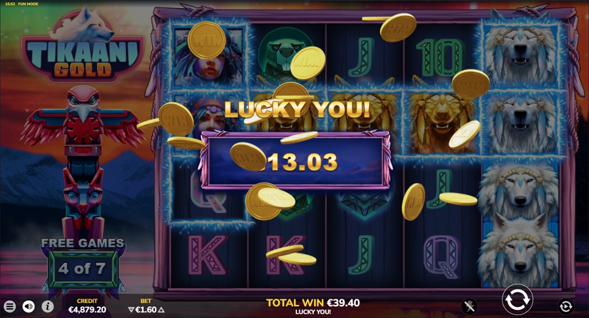 Tikaani Gold slot big win