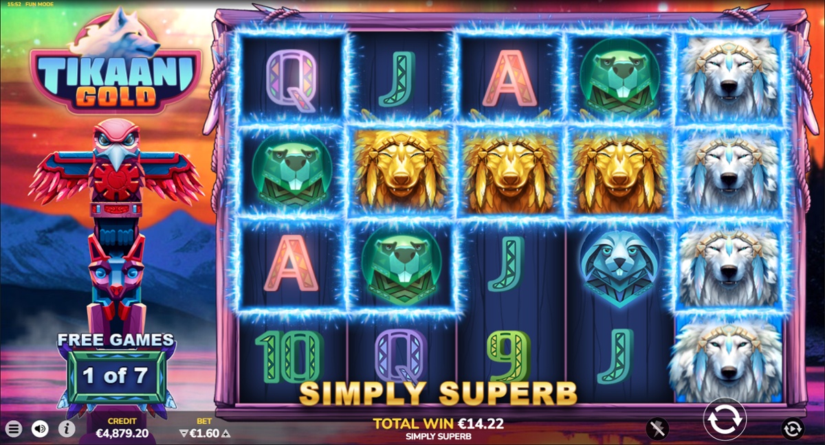 Tikaani Gold slot - Free Spins feature