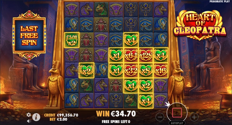 Heart of Cleopatra - Sticky Money Spots