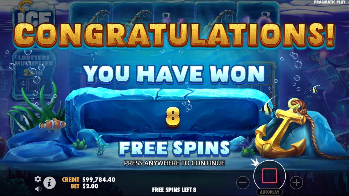 Ice Lobster - Free Spins