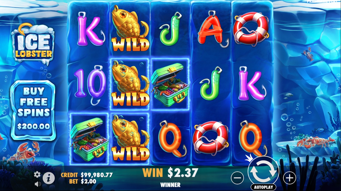Ice Lobster slot win