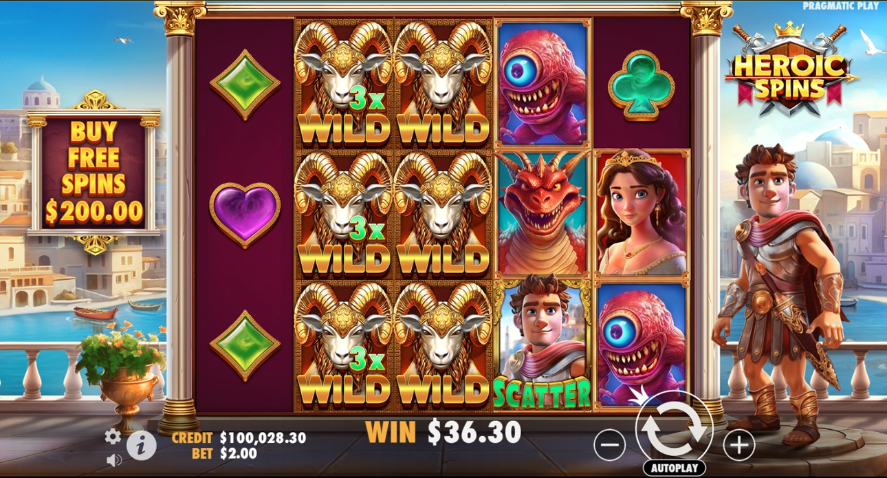 Heroic Spins - Nice Win