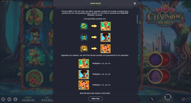 Charming Hearts - Princess Kiss rules