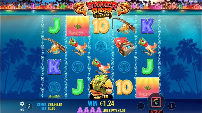 Bigger Bass Bonanza slot win